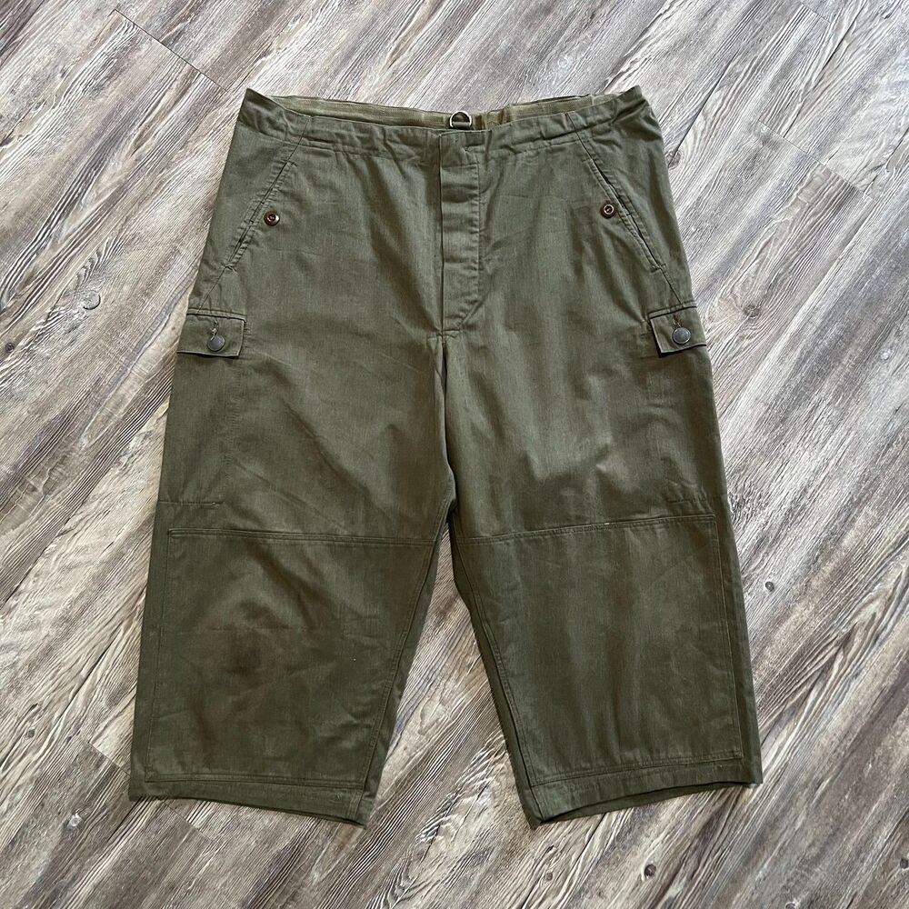 Vintage 1970's East German Dederon Haltig Cargo Shorts